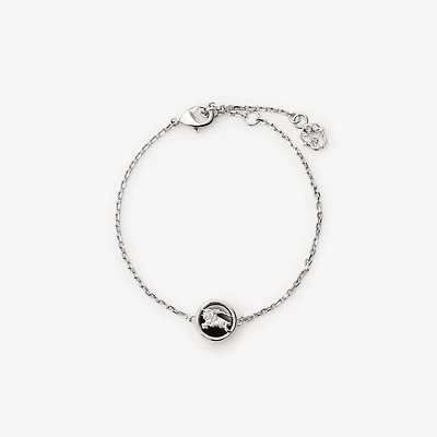 Knight Coin Bracelet in Silver/black - Men | Burberry® Official