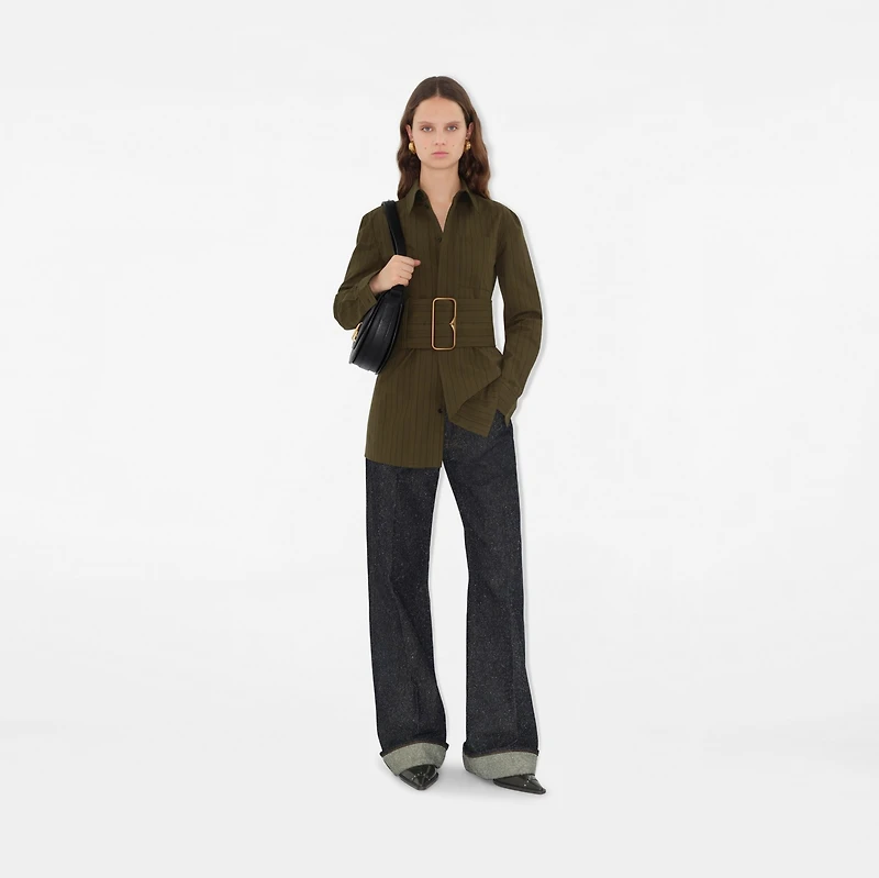 Regular Fit Jeans in Indigo - Women, Cotton | Burberry® Official
