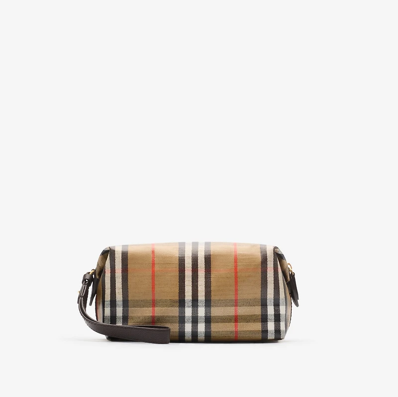 Highlands Travel Pouch in Sand beige - Men | Burberry® Official