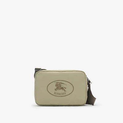 Orkney Crossbody Bag in Light hunter - Men, Nylon, Technical | Burberry® Official
