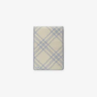 Check Wool Scarf in Dive blue | Burberry® Official