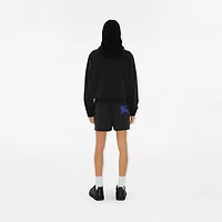 Cropped Nylon Hooded Jacket in Black - Women | Burberry® Official