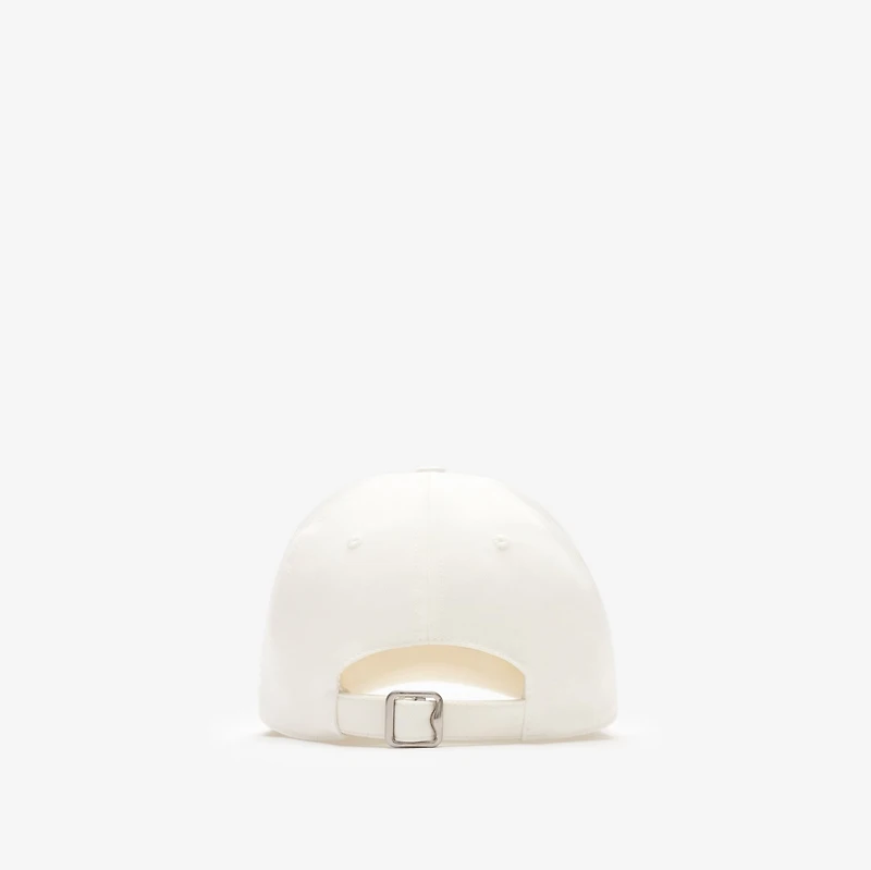 EKD Cotton Baseball Cap in Chalk white - Men | Burberry® Official