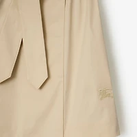 Stretch Cotton Trench Dress in Pale stone | Burberry® Official