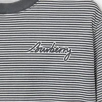 Striped Cotton T-shirt in Magnet - Men | Burberry® Official
