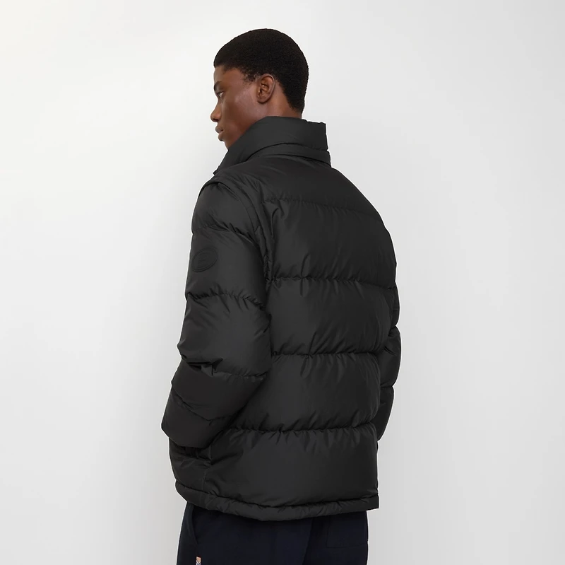 Detachable Sleeve Puffer Jacket in Black - Men, Nylon | Burberry® Official