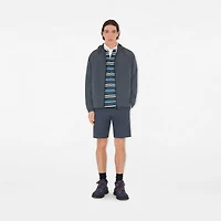Cotton Chino Shorts in Magnet - Men | Burberry® Official