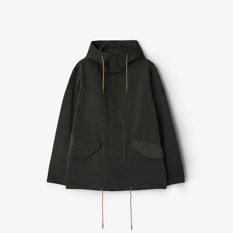 Nylon Blend Parka in Shale green - Men | Burberry® Official