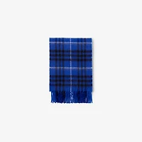Narrow Check Cashmere Scarf in Knight | Burberry® Official