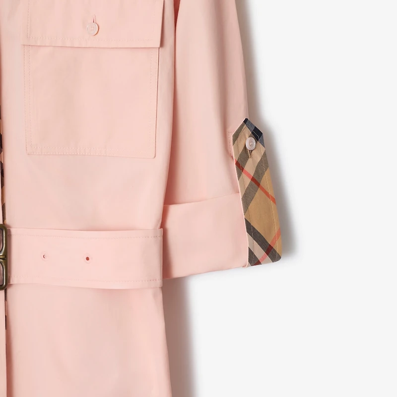Cotton Poplin Shirt Dress in Flora - Women | Burberry® Official