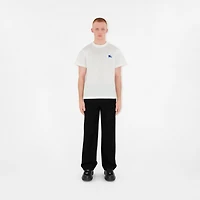 Cotton T-shirt in Salt white - Men | Burberry® Official