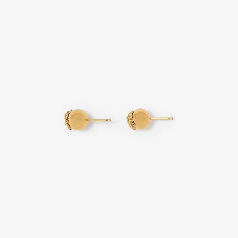 EKD Sphere Stud Earrings​ in Gold - Women | Burberry® Official