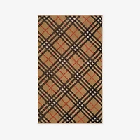 Check Cotton Towel in Sand | Burberry® Official