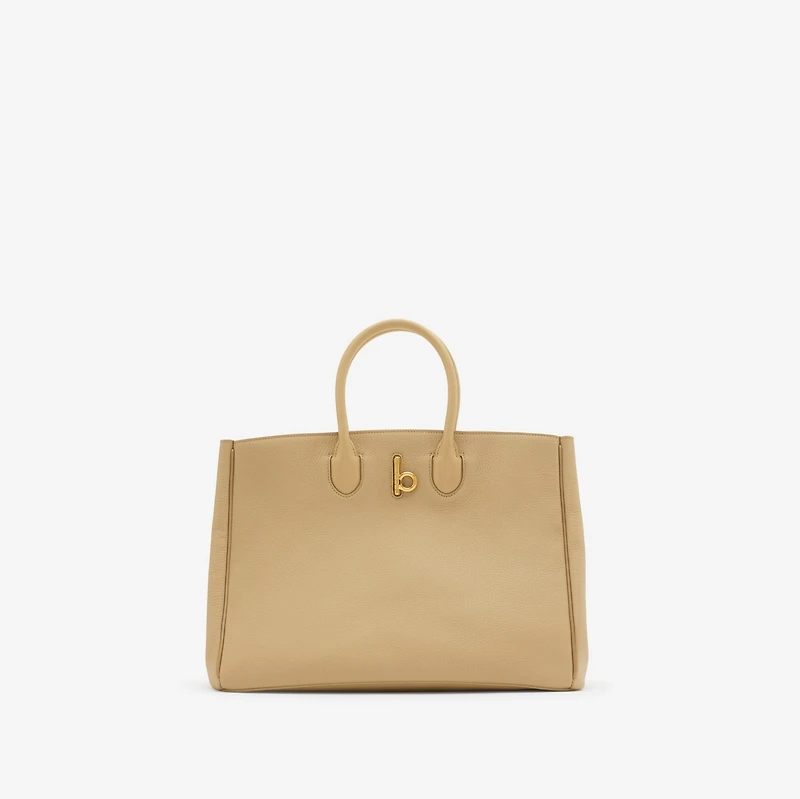 Medium Rocking Horse Tote in Sand - Women | Burberry® Official