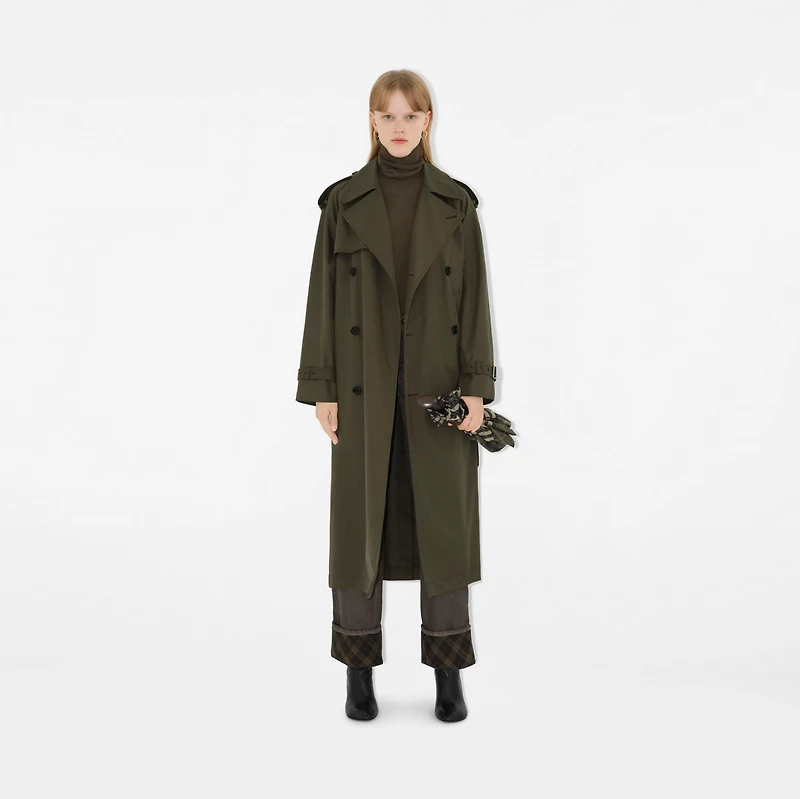 Check Folding Umbrella in Heath | Burberry® Official