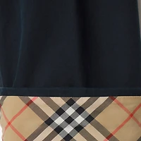 Gabardine Trousers in Navy - Men, Cotton | Burberry® Official