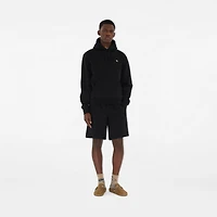 Cross Stitch EKD​ Cotton Shorts in Black - Men | Burberry® Official