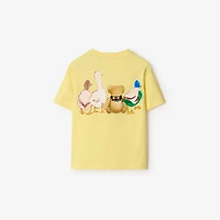 Thomas Bear and Friends Cotton T-shirt in Sherbet | Burberry® Official