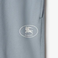 Knight Stamp Cotton Shorts in Gale grey - Men | Burberry® Official