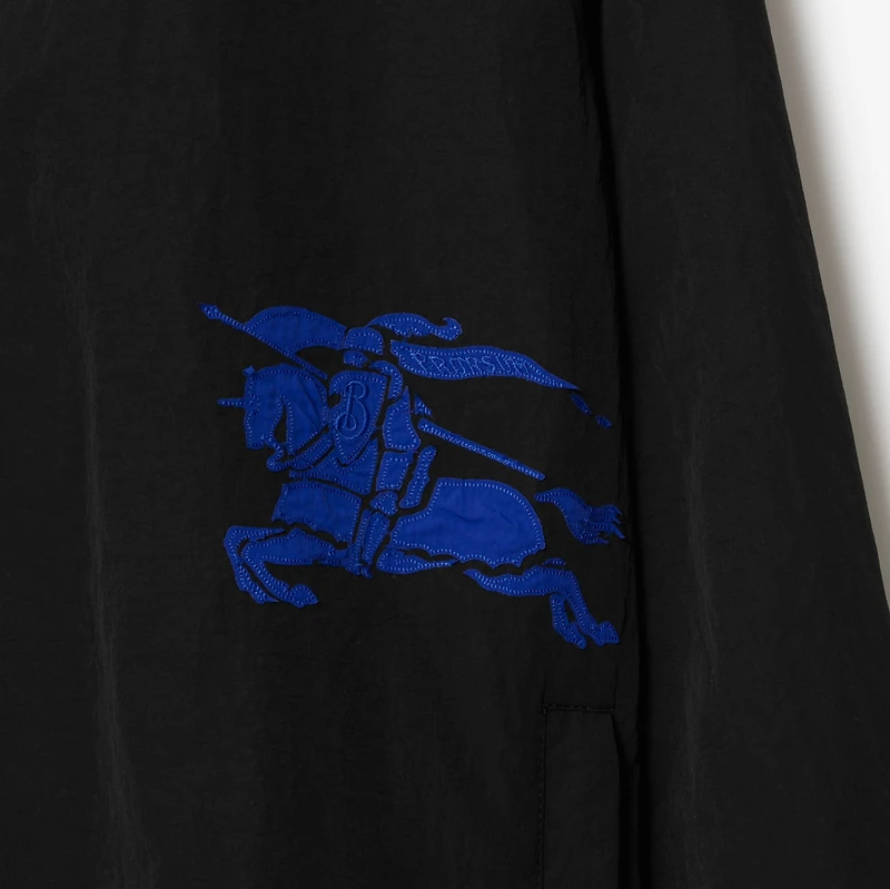 Nylon Hooded Jacket in Black - Men | Burberry® Official