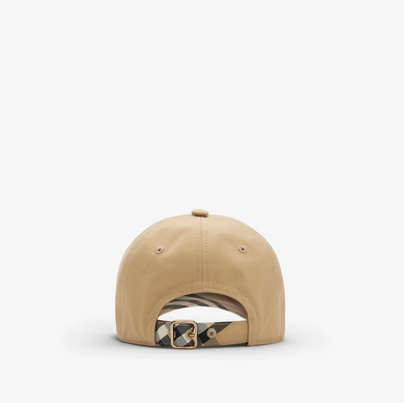 Gabardine Baseball Cap in Flax/sand - Men | Burberry® Official