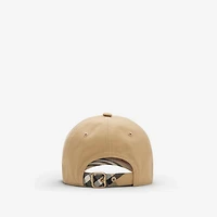 Gabardine Baseball Cap in Flax/sand - Men | Burberry® Official