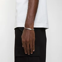 Engraved Check Chain Bracelet in Silver - Men | Burberry® Official