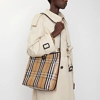 Small Highlands Shoulder Bag in Sand - Women | Burberry® Official