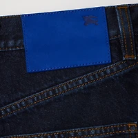 Denim Shorts in Indigo - Women, Cotton | Burberry® Official
