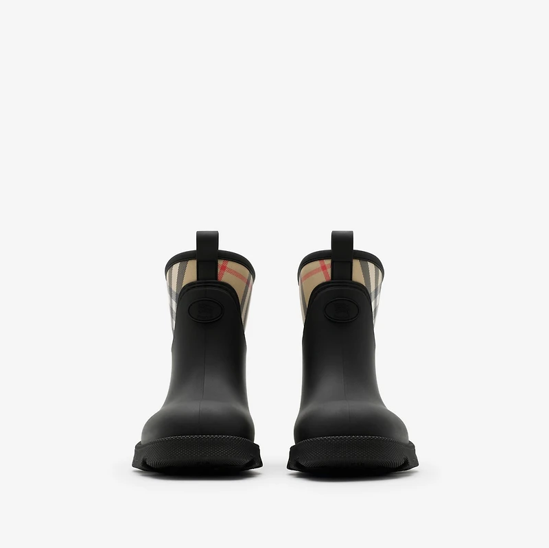 Rubber Marsh Stamp Low Boots​ in Black - Women | Burberry® Official