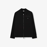 Nylon Zip Overshirt in Black - Men | Burberry® Official