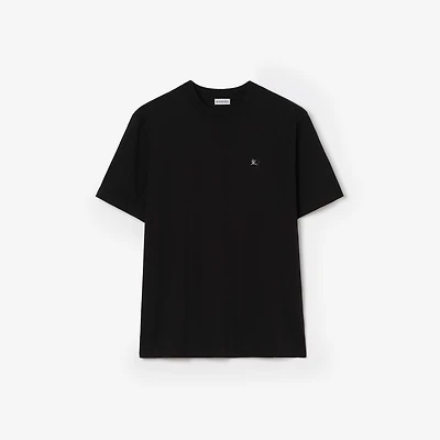Metal EKD Cotton T-shirt in Black - Men | Burberry® Official