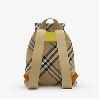 Duck Check Backpack in Sand beige - Children | Burberry® Official