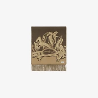 Tower Bridge Cashmere Scarf in Sand | Burberry® Official