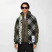 Check Wool Scarf in Black | Burberry® Official