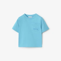 Cotton T-shirt in Lizard | Burberry® Official
