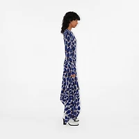 Strawberry Cotton Silk Dress - Women | Burberry® Official