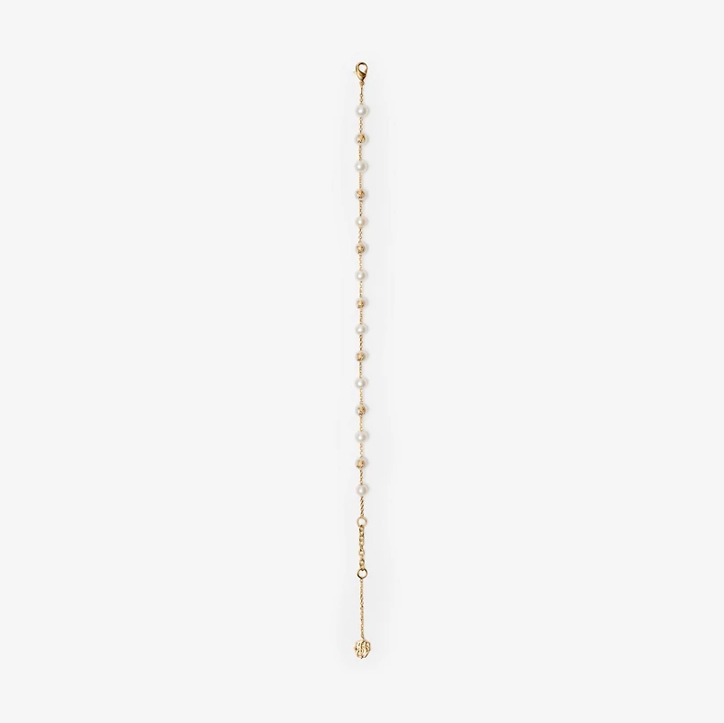 EKD Sphere Pearl Bracelet​ in Gold/pearl - Women | Burberry® Official