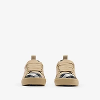 Check Sneakers in Sand - Children | Burberry® Official