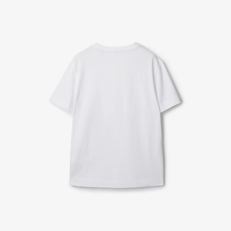 Boxy Knight Hardware Cotton T-shirt - Women | Burberry® Official