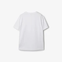 Boxy Knight Hardware Cotton T-shirt - Women | Burberry® Official
