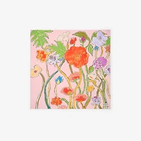 Highgrove Cascading Flowers Silk Scarf in Pink | Burberry® Official
