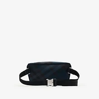 Grid Belt Bag in Navy - Men | Burberry® Official