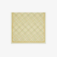 Check Cotton Scarf in Wheat | Burberry® Official
