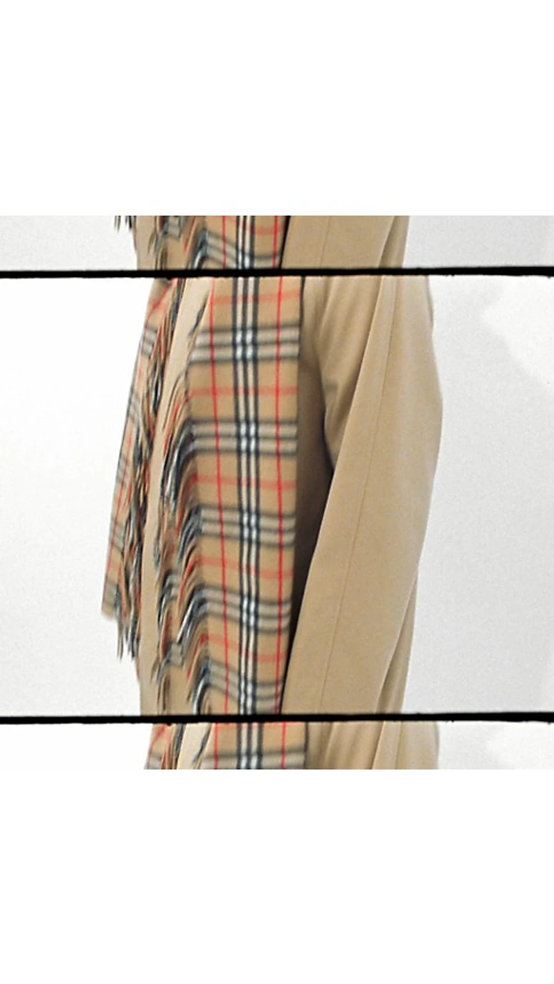 Check Cashmere Happy Scarf in Archive beige | Burberry® Official