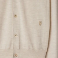 Wool Cardigan in Nutmeg - Women | Burberry® Official