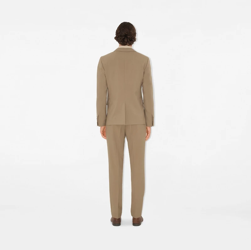 Wool Tailored Jacket in Puddle - Men | Burberry® Official
