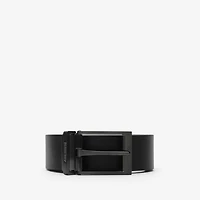 Reversible Check Belt in Iron grey/black/graphite - Men, Cotton, Technical | Burberry® Official