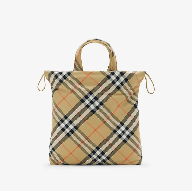Check Tote in Sand - Children | Burberry® Official