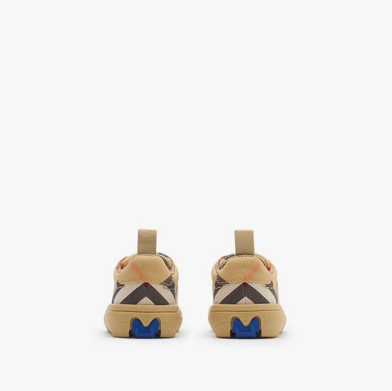 Check Sneakers in Sand beige - Children | Burberry® Official